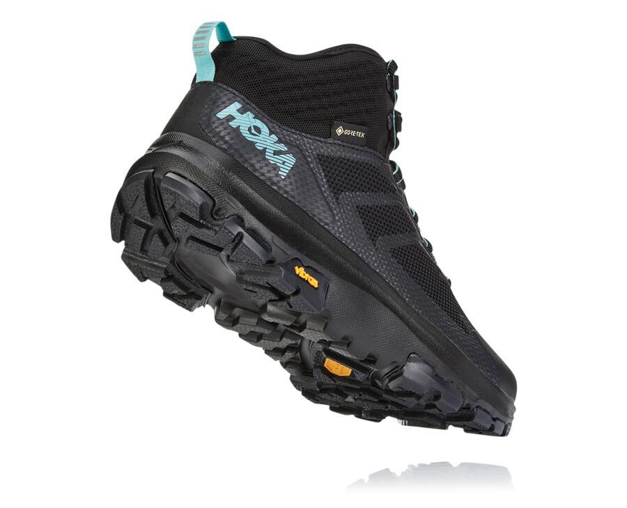 Hoka One One Womens Hiking Boots - Toa GORE-TEX - Black - GJHZ05639